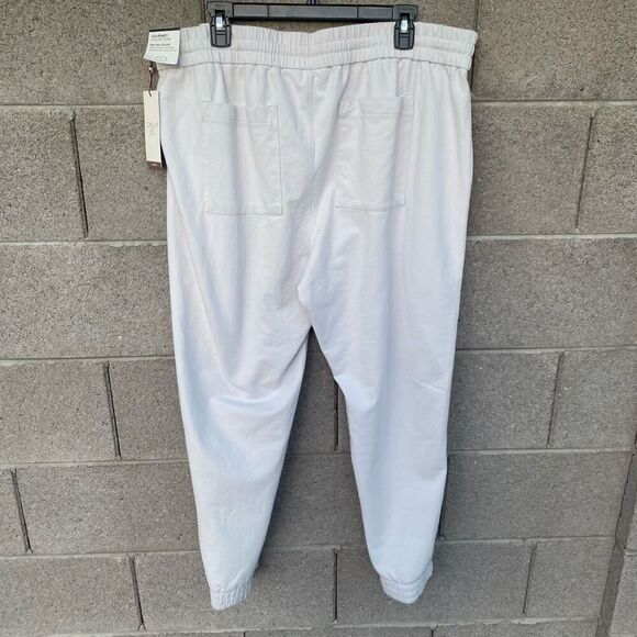New Calia by Carrie Underwood Trapunto Joggers Pants Gray Cotton Women’s XXL NWT - Picture 2 of 11